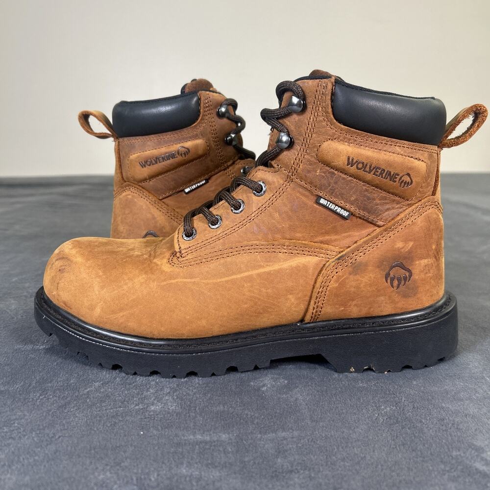 Wolverine Floorhand Insulated Steel-Toe Women's 10W Brown Work Boots W221025 - Picture 5 of 13